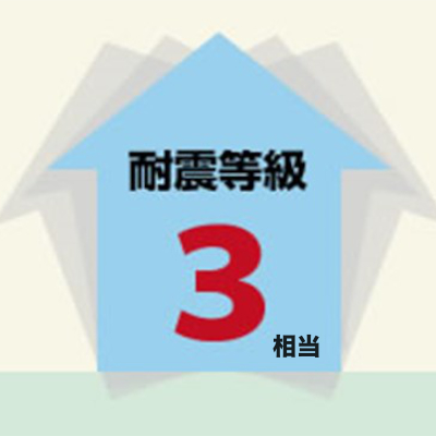 性能 全棟構造計算などを行い、耐震等級3相当を確保