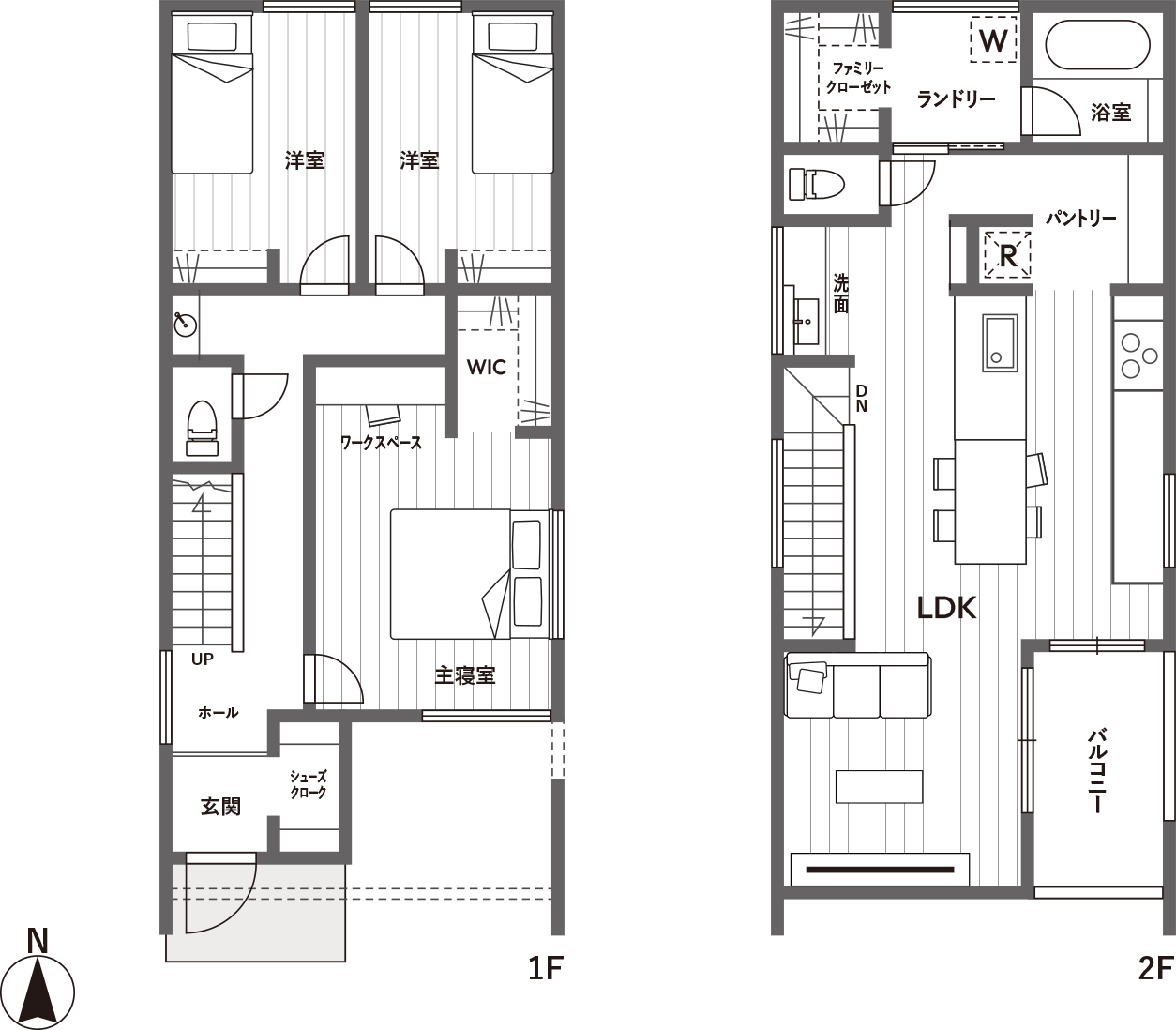 規格住宅プラン例 間取り